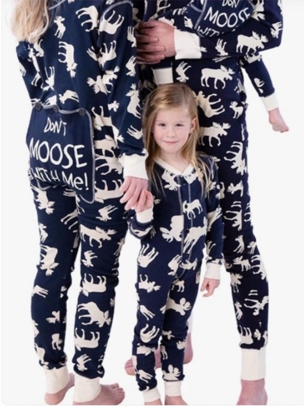 Lazy One “Don’t Moose With Me” Flapjack onesie PJs, Sz 10